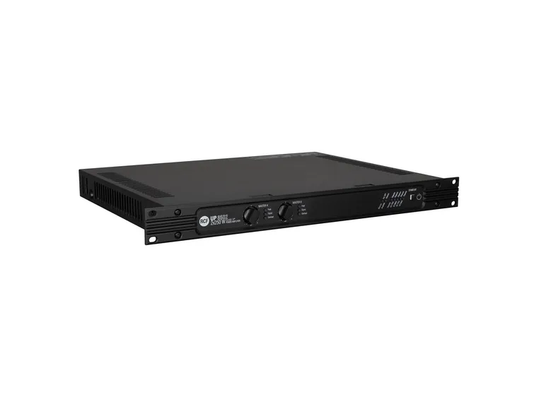 RCF UP 8502 2 x 1+1 input Forsterker 2 x 250W AC-DC 