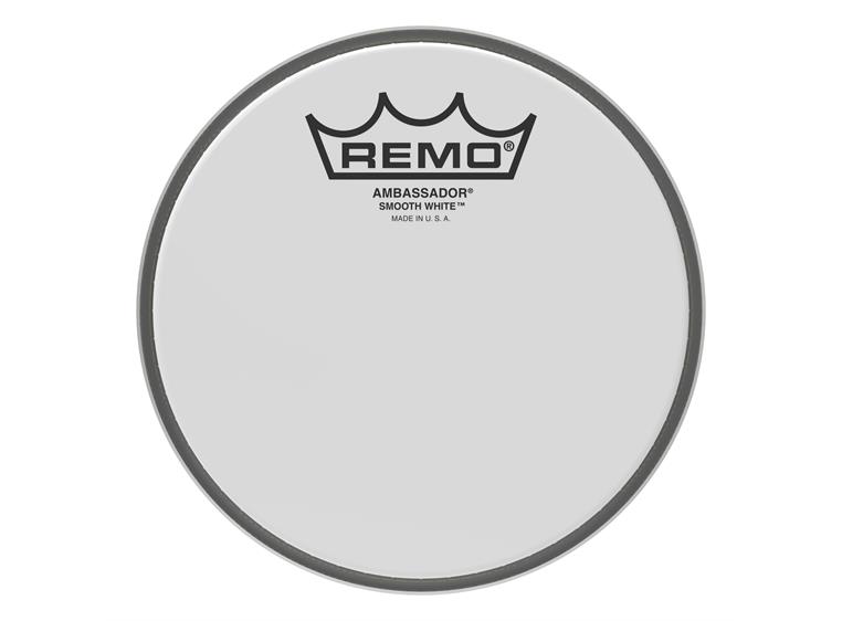 Remo BA-0206-00- Ambassador Smooth White Drumhead, 6"