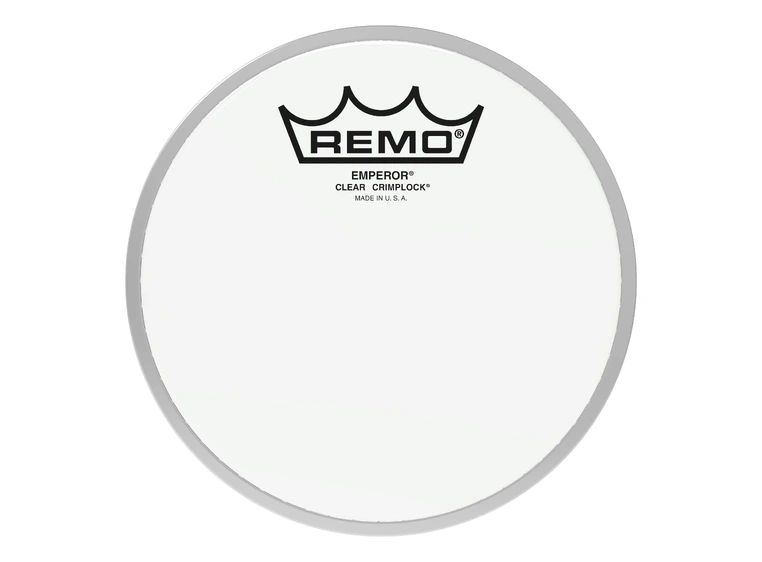 Remo BE-0306-MP- Emperor Clear Crimplock Tenor Drumhead, 6" 