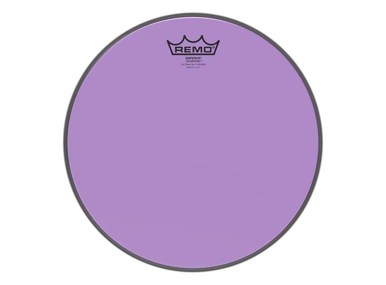 Remo BE-0312-CT-PU Emperor Colortone Purple Drumhead, 12"