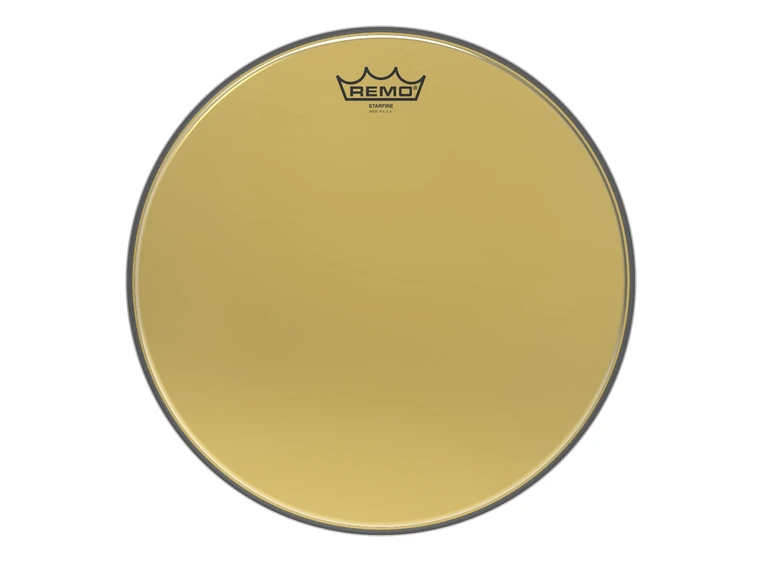 Remo GD-0014-00- Ambassador Starfire Drumhead - Gold, 14" 