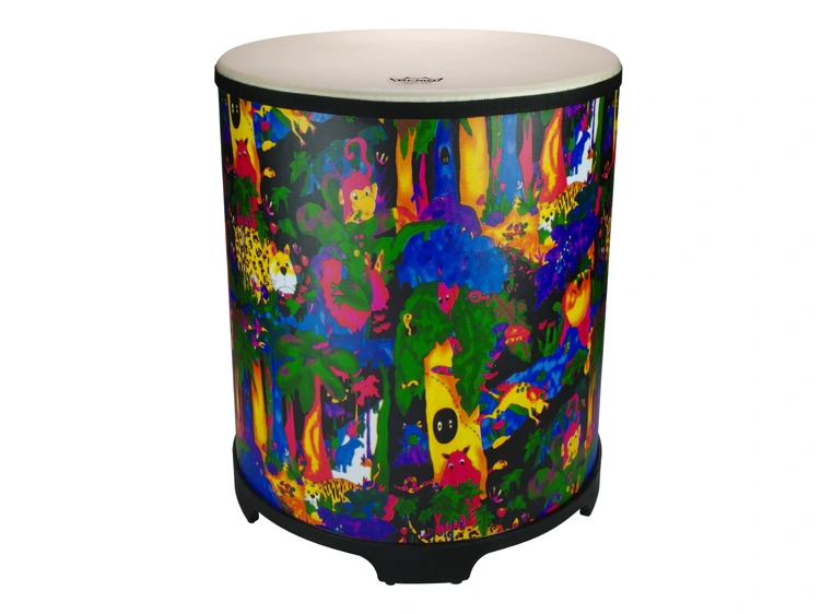 Remo KD-5218-01-CST Kids Gathering Drum Rain Forest Finish, 18" 