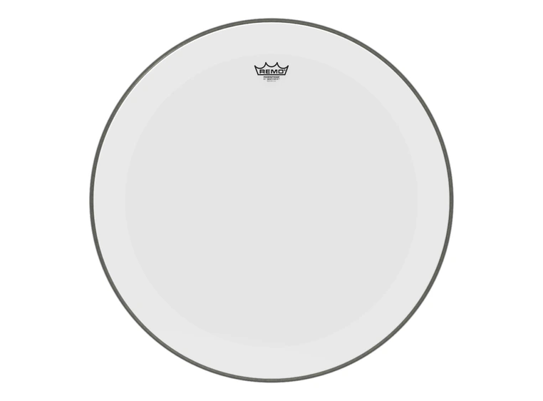 Remo P3-1226-C1- Powerstroke P3 Smooth White No Stripe, Bass Drumhead, 26" 