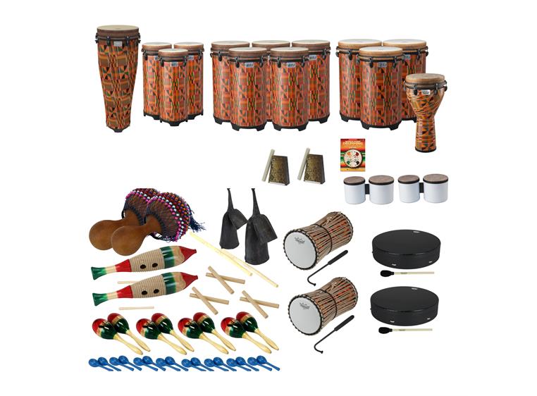 Remo PP-WMDC-CC- World Music Drumming Drum Pack, CC