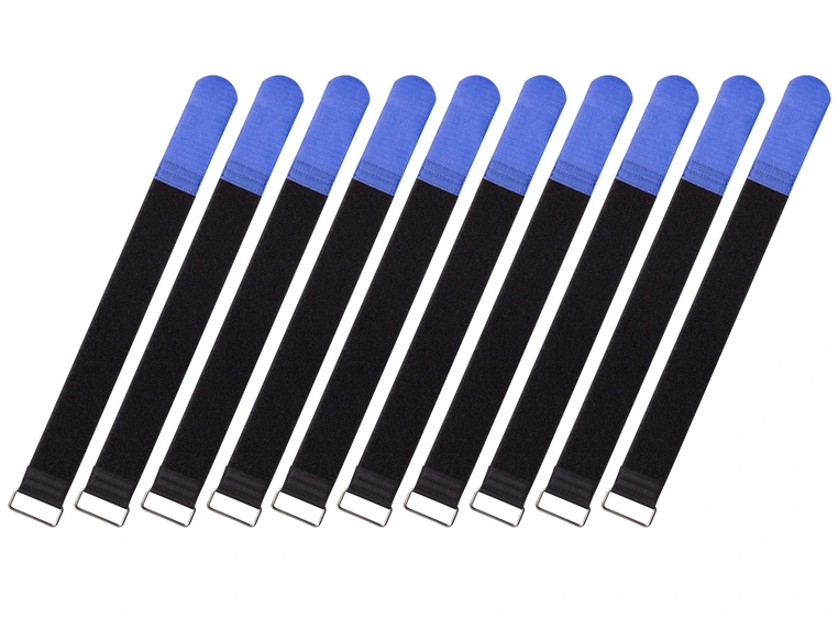 RockBoard Cable Ties, 10 pcs. Extra-Large - Blue 