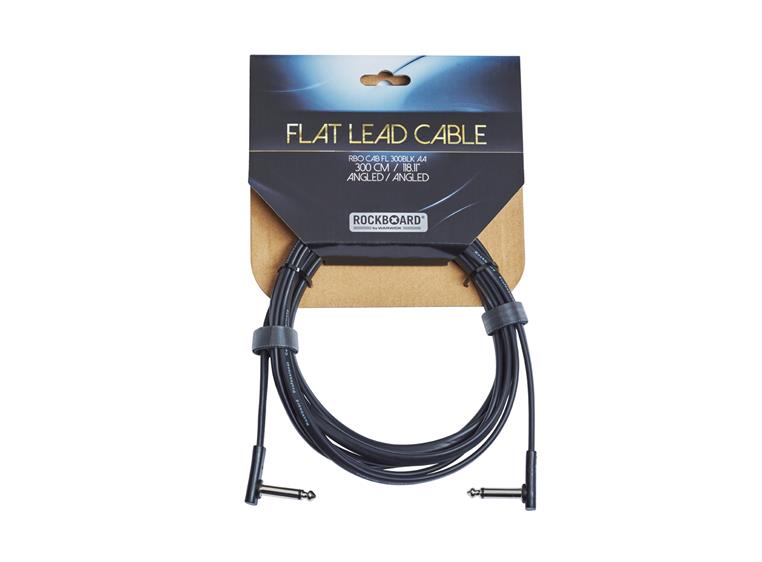 RockBoard Flat Instrument Cable, 300 cm Angled / Angled