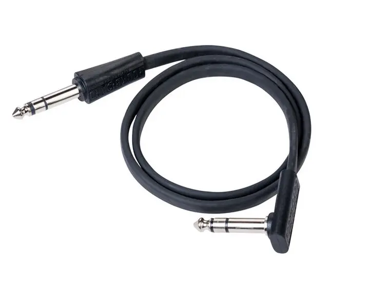 RockBoard Flat TRS Cable 60 cm 23 5/8", Straight/Str. BLK 