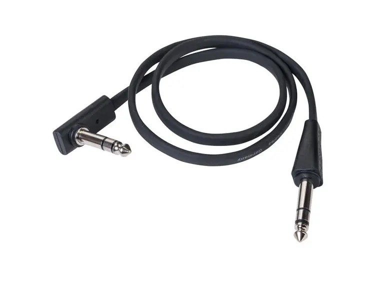 RockBoard Flat TRS Cable 60 cm 23 5/8", Straight/Str. BLK 