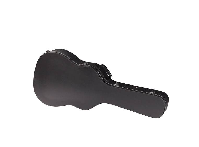 RockCase Acoustic Guitar Hardshell Case Arched Lid, Curved - Black 