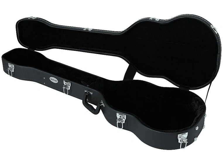 RockCase Electric Bass Hardshell Case (Beatles Bass), Curved - Black 