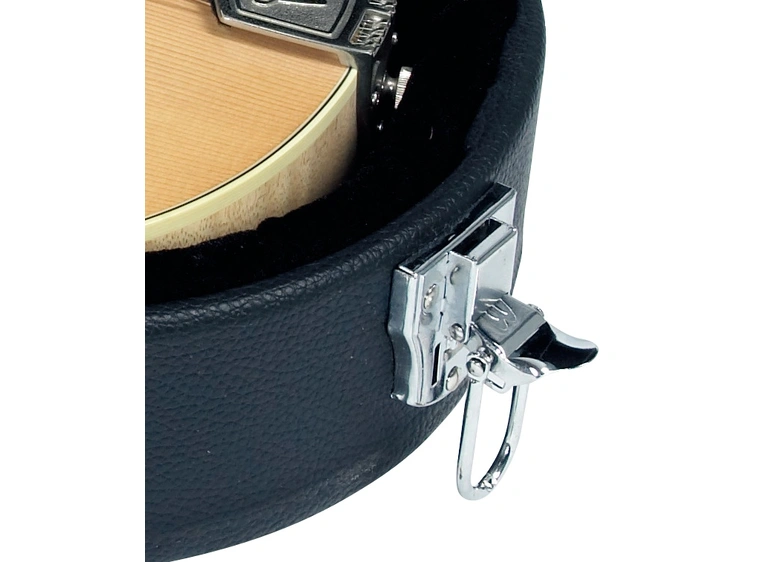 RockCase Mandolin Hardshell Case (Small), Arched Lid, Curved - Black 