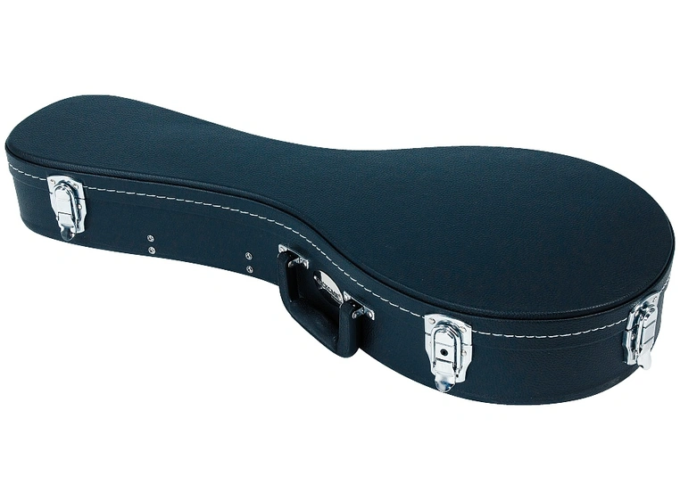 RockCase Mandolin Hardshell Case (Small), Arched Lid, Curved - Black 
