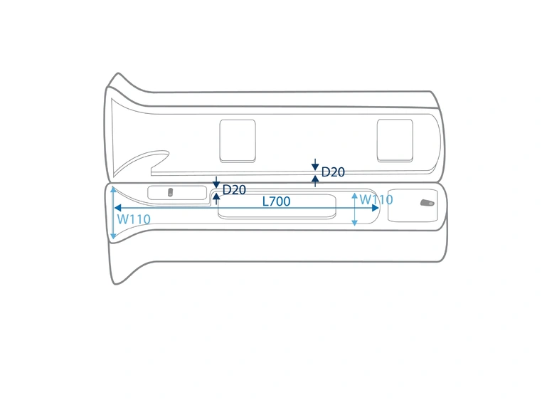 RockCase Trombone ABS Case 