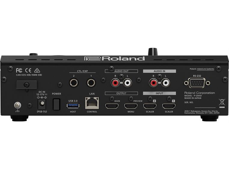 Roland P-20HD HDMI streaming capture device