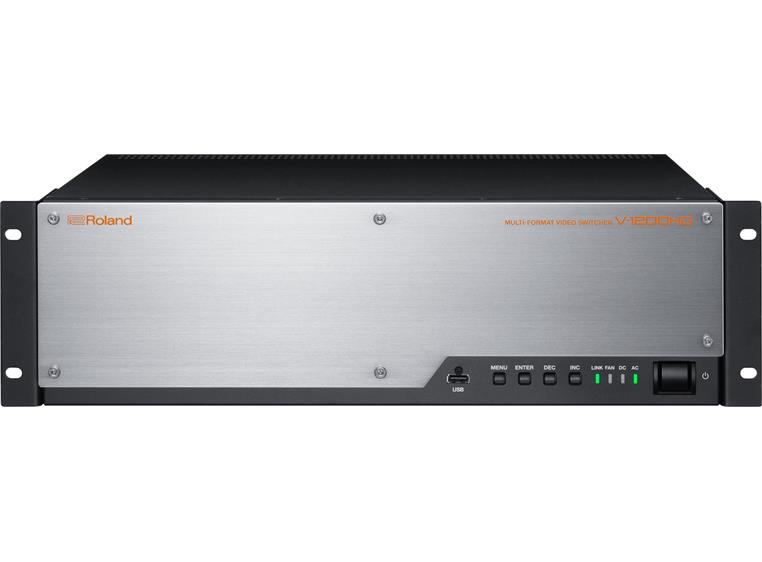 Roland V-1200HD multiformat video switch 10 in SD1 + 4 HDMI, 6 out SDI + 4 HDMI