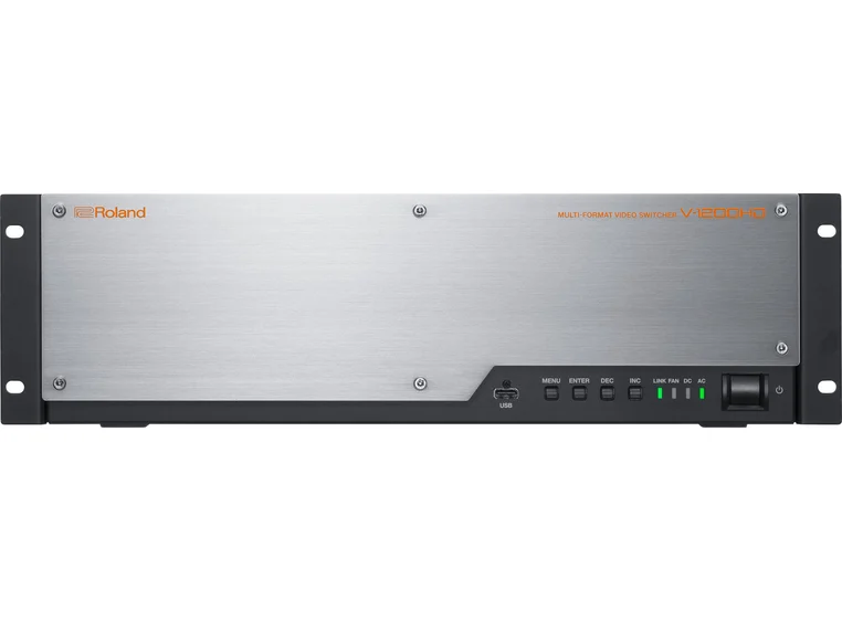 Roland V-1200HD multiformat video switch 10 in SD1 + 4 HDMI, 6 out SDI + 4 HDMI 