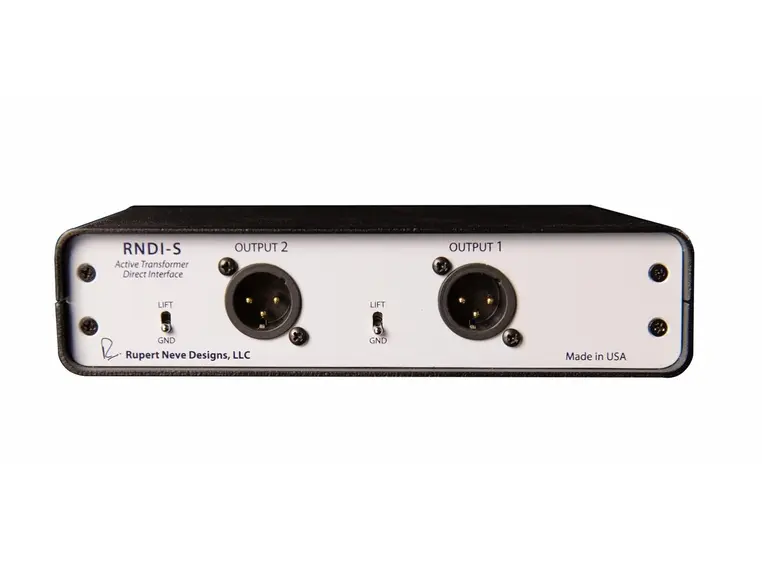 Rupert Neve RNDI-S stereo DI-boks aktiv Direct Box active Dual channel 