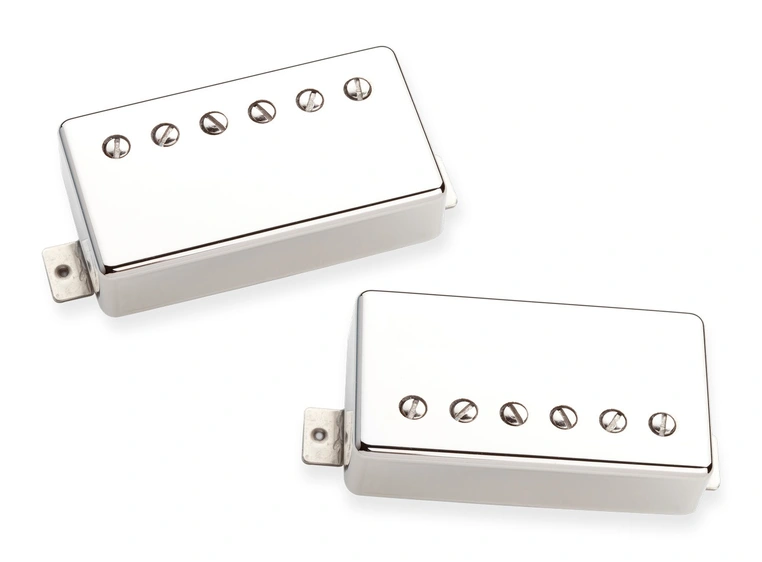 Seymour Duncan Green Magic Humbucker Set Nickel Cover 