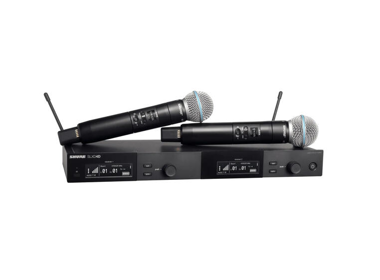 Shure SLXD DUAL System med BETA58A H56 (518-562MHz)