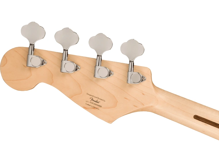 Squier Sonic Bronco Bass, Laurel White Pickguard, Black 