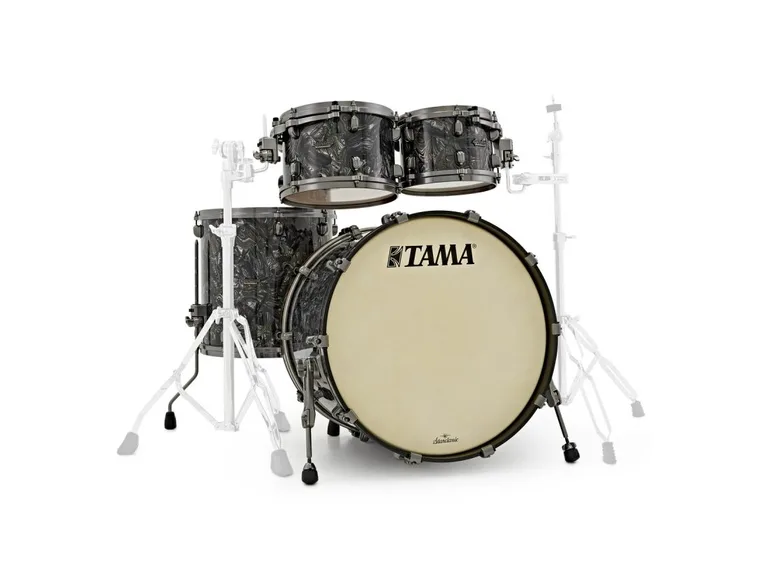 Tama MR42TZBNS-CCL SC Maple 4-shellkit (10,12,16,22), BN H/W, Charcoal Swirl 