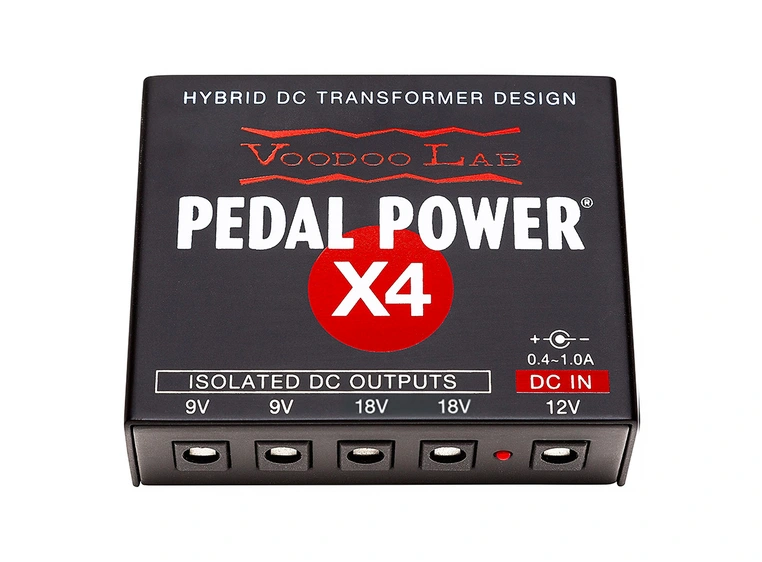 Voodoo Lab Pedal Power X4,18V Isolated Power Supply 2x9v 2x18v 