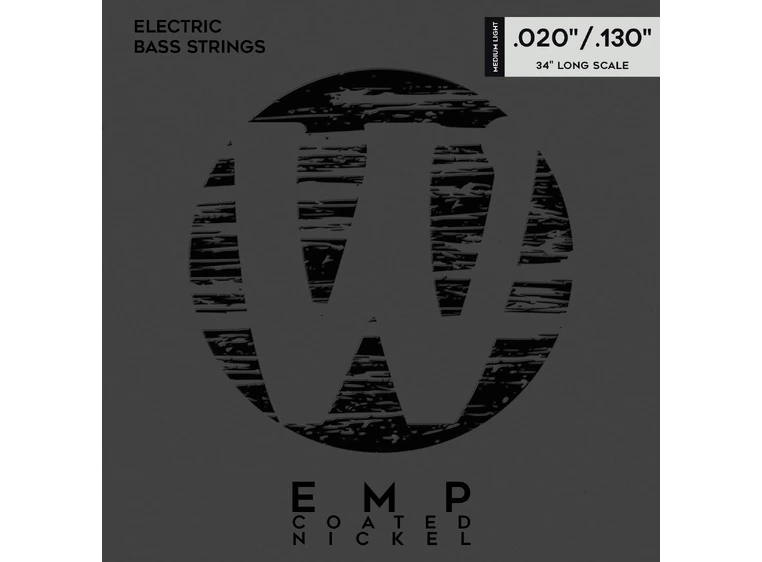 Warwick EMP Coated Bass String Set (020-130) Nickel-Plated Stl - 6-Str. ML 