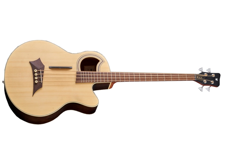 Warwick RockBass Alien Deluxe 4String, Natural Transparent Satin 