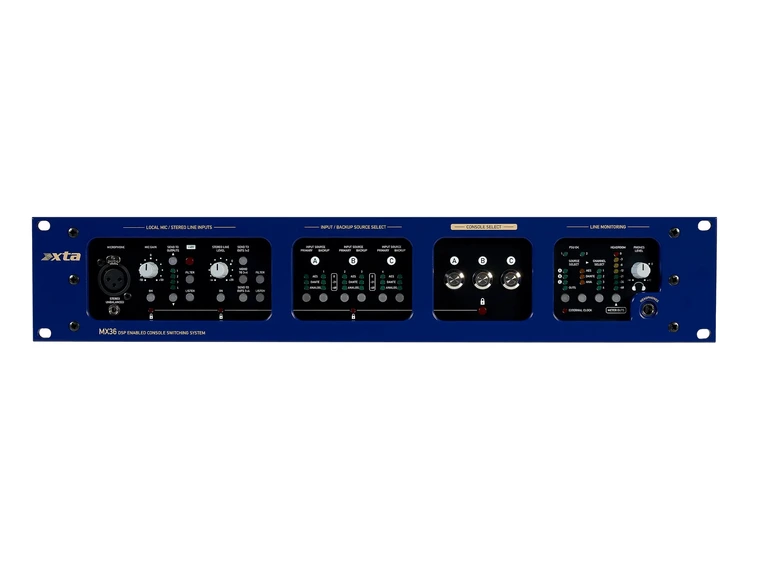 XTA MX36 DSP Console Switching Systems DANTE 