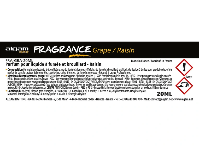 Algam Lighting 20 ML mist fragr grape FRA-GRA-20ML 