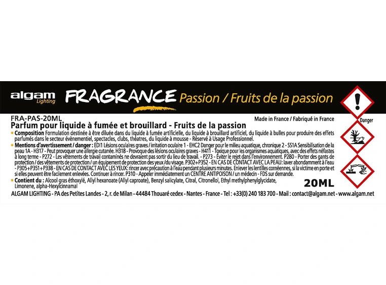 Algam Lighting 20 ML mist fragr passion FRA-PAS-20ML 