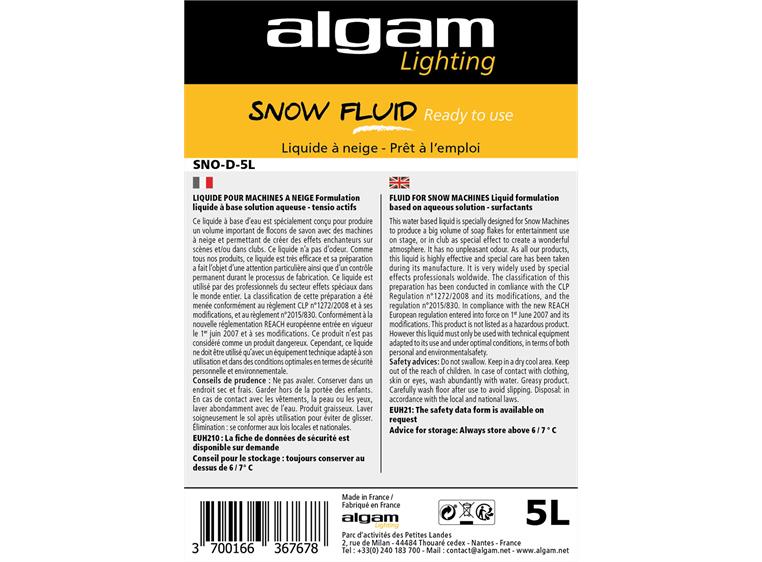 Algam Lighting 5 L snow liquid SNO-D-5L