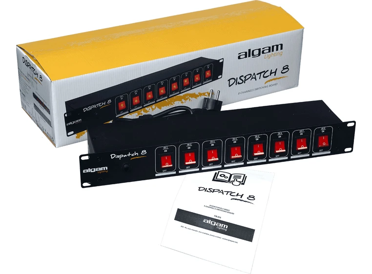 Algam Lighting DISPATCH-8 8-channel rack-mountable dispatch 