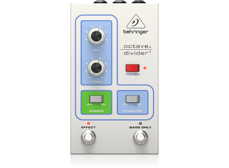 Behringer Octave Divider Klassisk analog Octavdeler/Ringer Pedal 