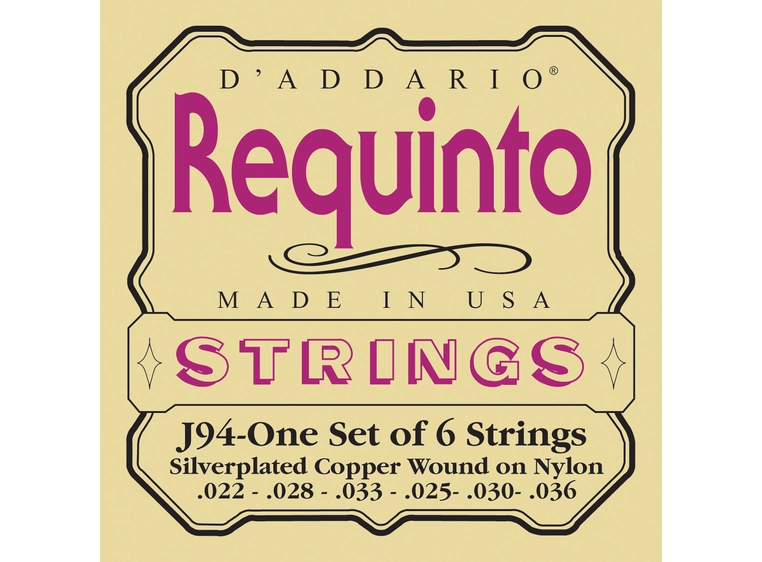 D'Addario J94 Strengesett Requinto (022-036) 