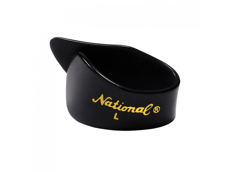D'Addario NP8B PW National Tommel pick Large, Celluloid Black 