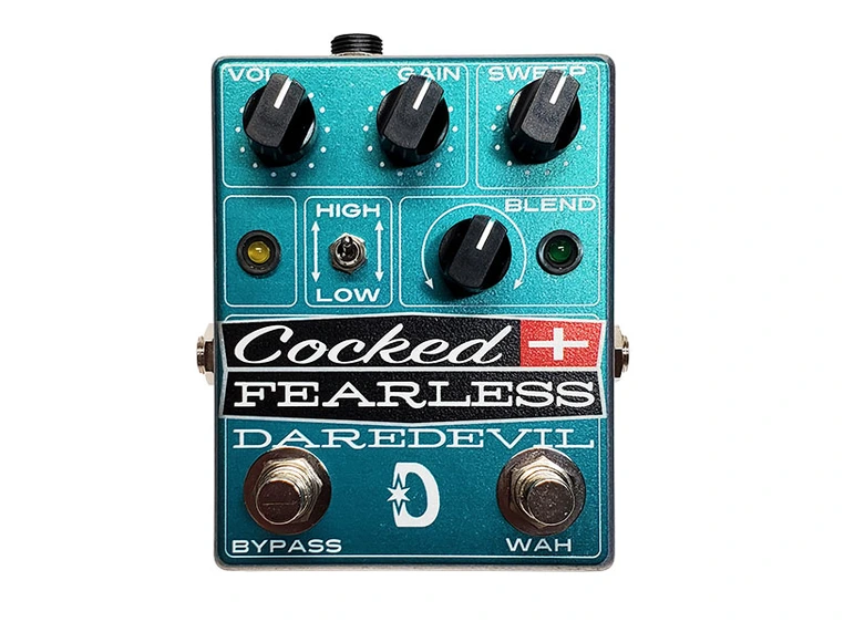 Daredevil Pedals Cocked & Fearless Distortion / Fixed Wah 