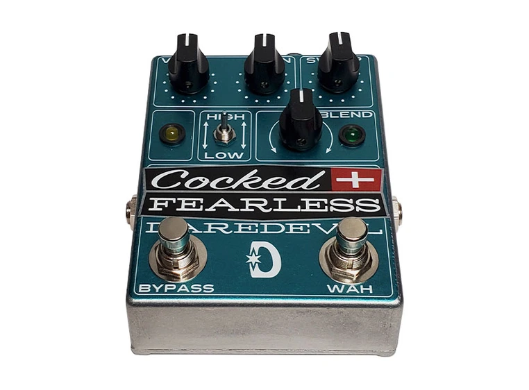 Daredevil Pedals Cocked & Fearless Distortion / Fixed Wah 