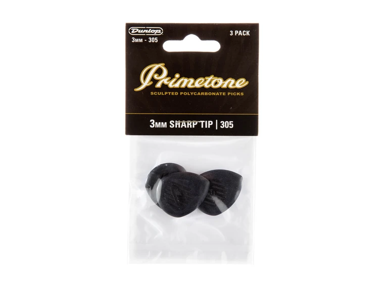 Dunlop 477P305 Primetone Sharp Tip 3-pack 