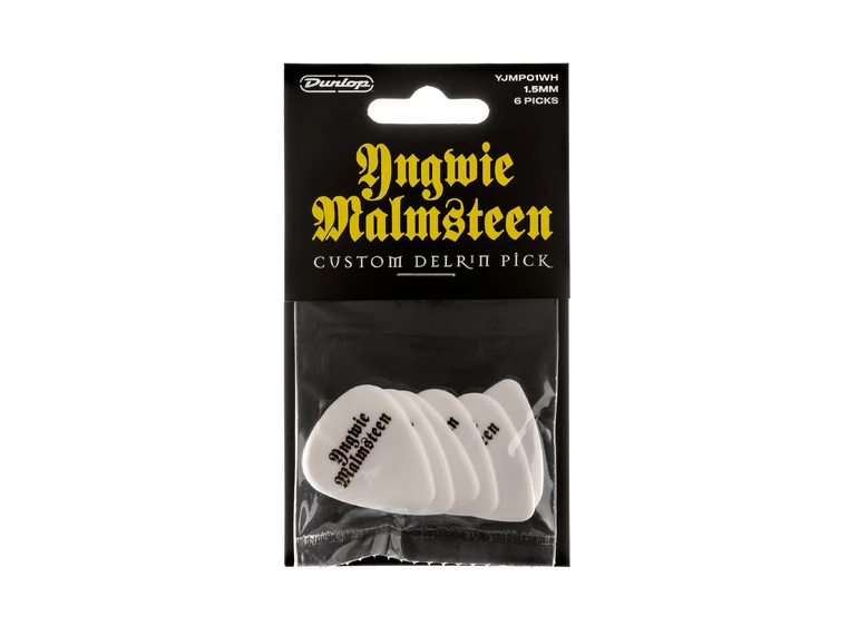 Dunlop YJMP01WH Yngwie Malmsten 1.5 Hvit 6-pack 