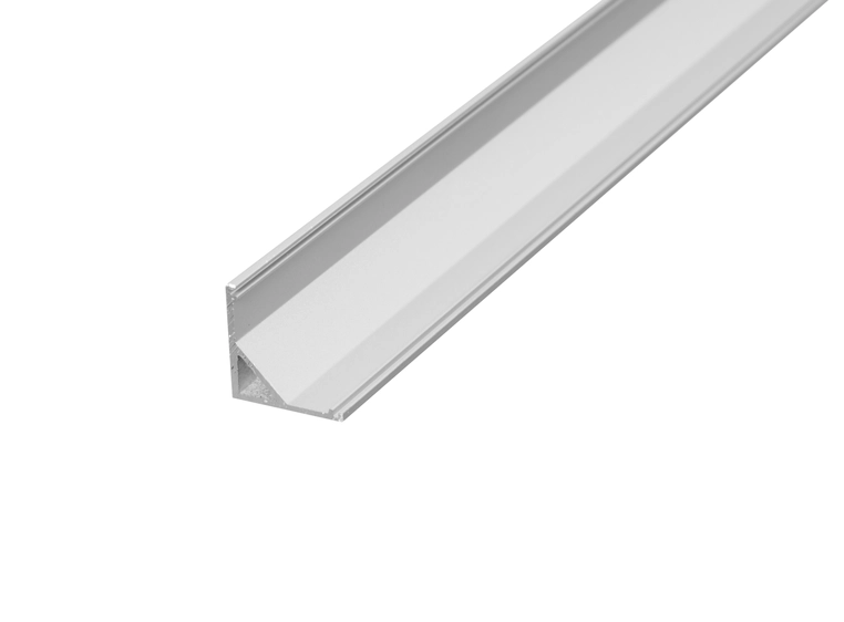 EUROLITE Corner Profile for LED Strip Sølv/grå, 2m 