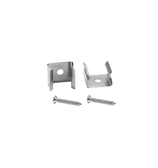 EUROLITE feste for tubing 10 x 10 mm 2 par, med skruer