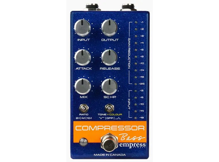 Empress Effects Compressor Bass Blue 