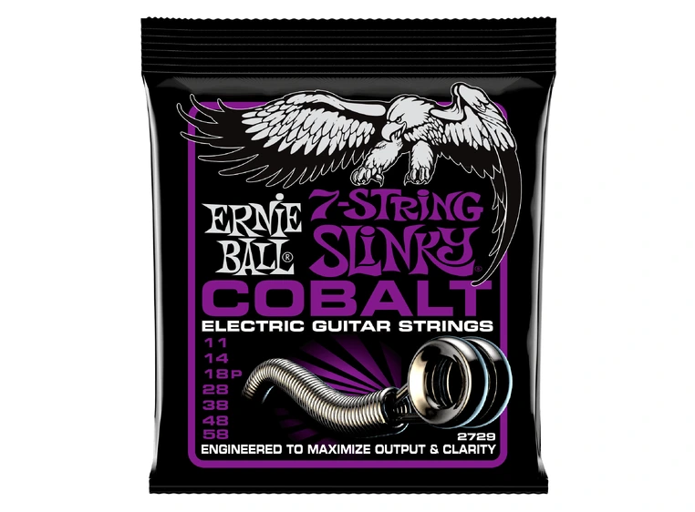 Ernie Ball EB-2729 7-STR-POWER-COBALT 