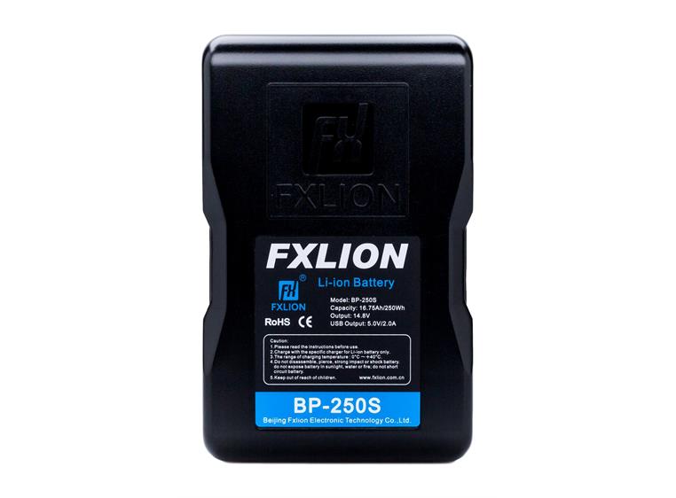 FXLION BP-250S High Power V-lock batteri 14.8V, 250Wh. D-tap, USB
