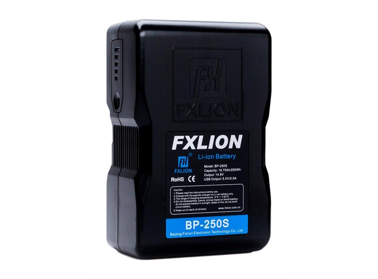 FXLION BP-250S High Power V-lock batteri 14.8V, 250Wh. D-tap, USB