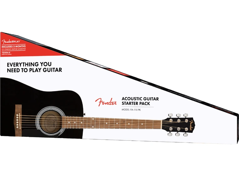 Fender FA 115 Dreadnought Pack Black Walnut Fingerboard Evenstad Musikk