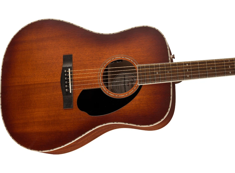 Fender PD-220E Dreadnought Mahogany,AgedCognacBurst,Ovangkol fretb. 
