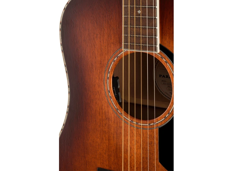 Fender PD-220E Dreadnought Mahogany,AgedCognacBurst,Ovangkol fretb. 