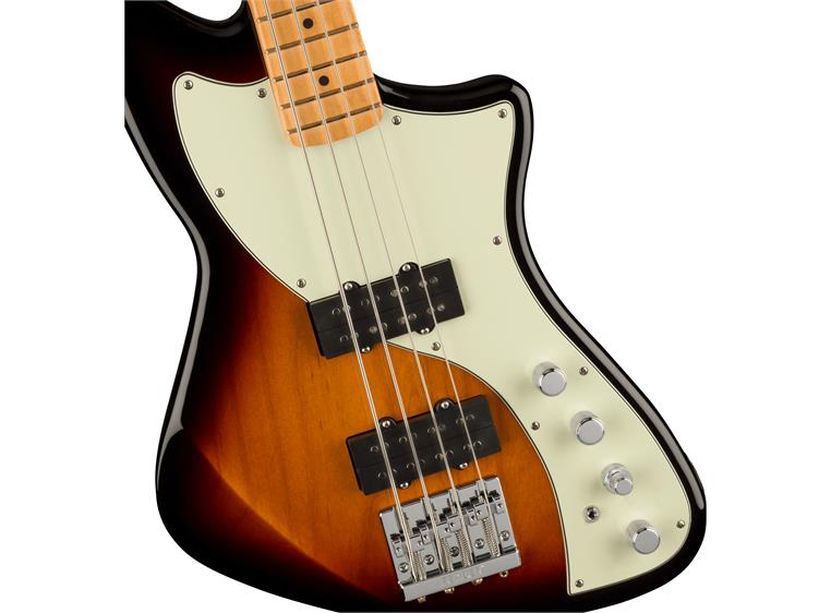 Fender Player Plus Active Meteora Bass Maple Fingerboard, 3-Color Sunburst